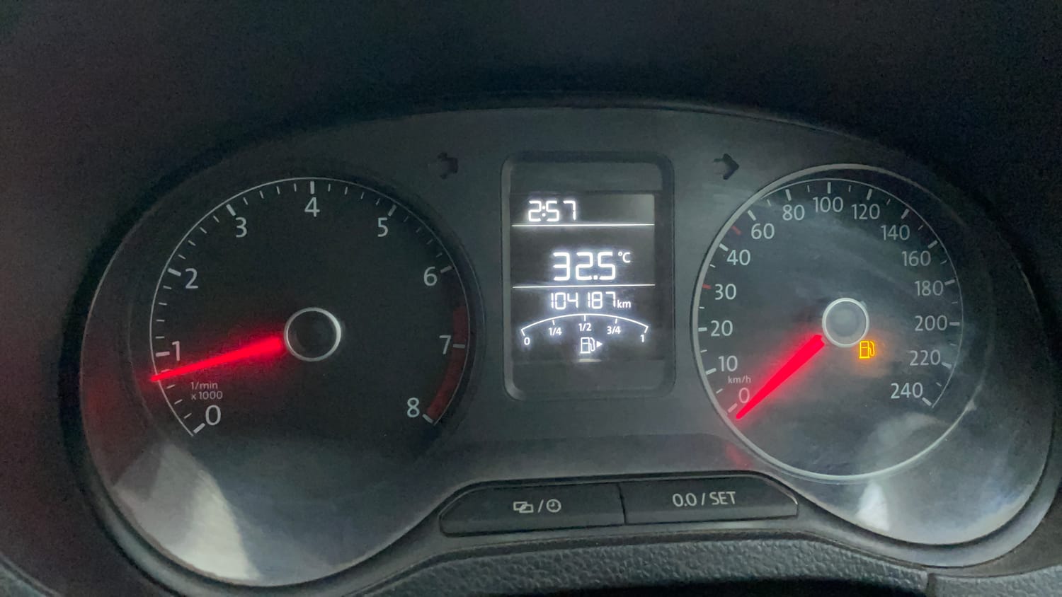Used 2021 Volkswagen Polo Trendline 1.0L MPI Petrol Manual interior CLUSTERMETER VIEW