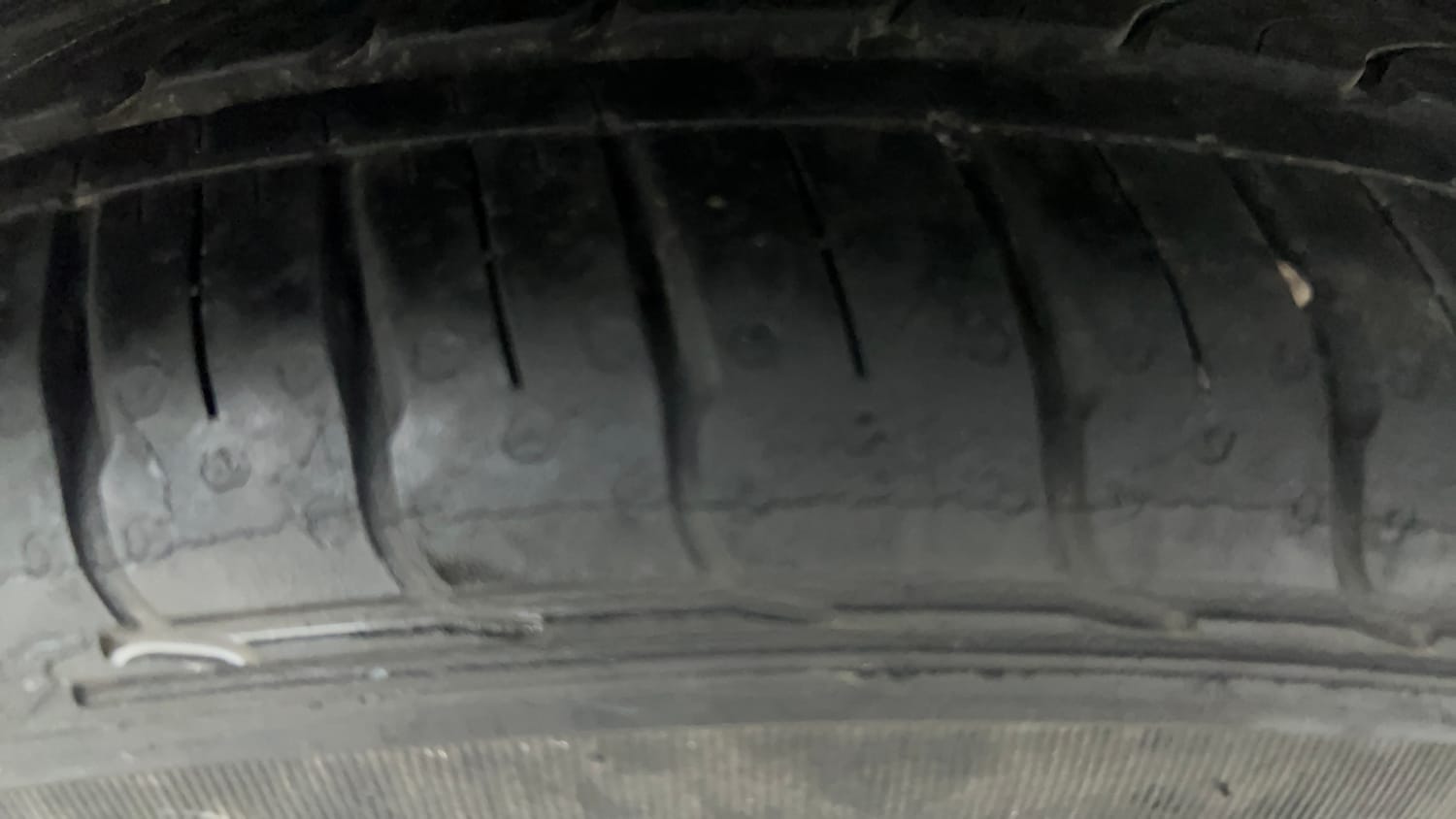 Used 2021 Tata Tiago XZ Plus Petrol Manual tyres RIGHT REAR TYRE TREAD VIEW