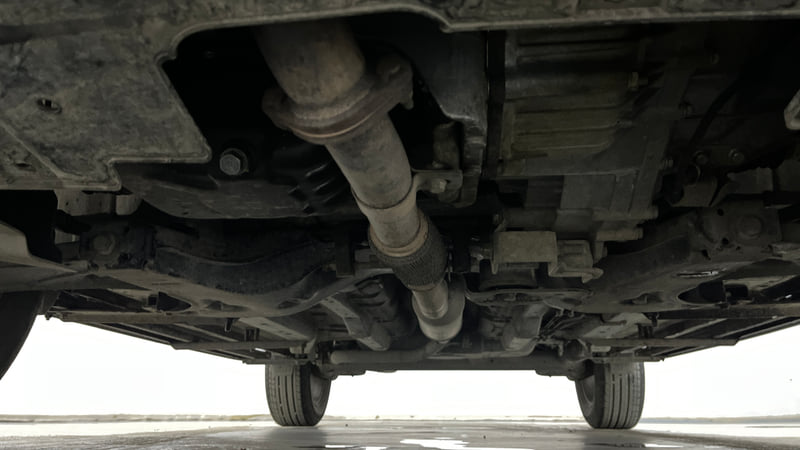 Used 2023 Tata Nexon XZA Plus Dark Edition Petrol Automatic extra FRONT LEFT UNDERBODY VIEW