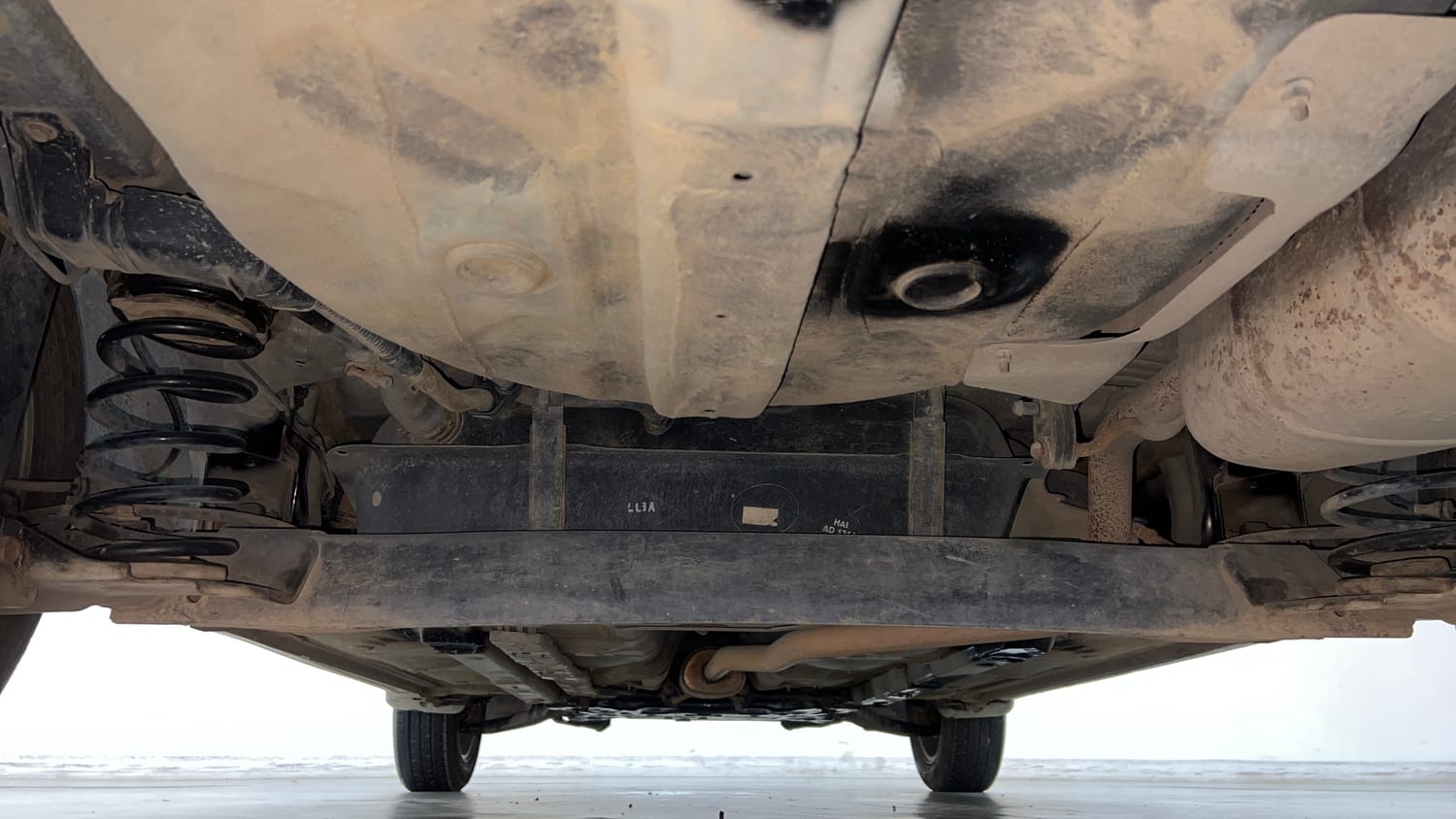 Used 2017 Hyundai Xcent SX Petrol Manual extra REAR UNDERBODY VIEW (TAKEN FROM REAR)