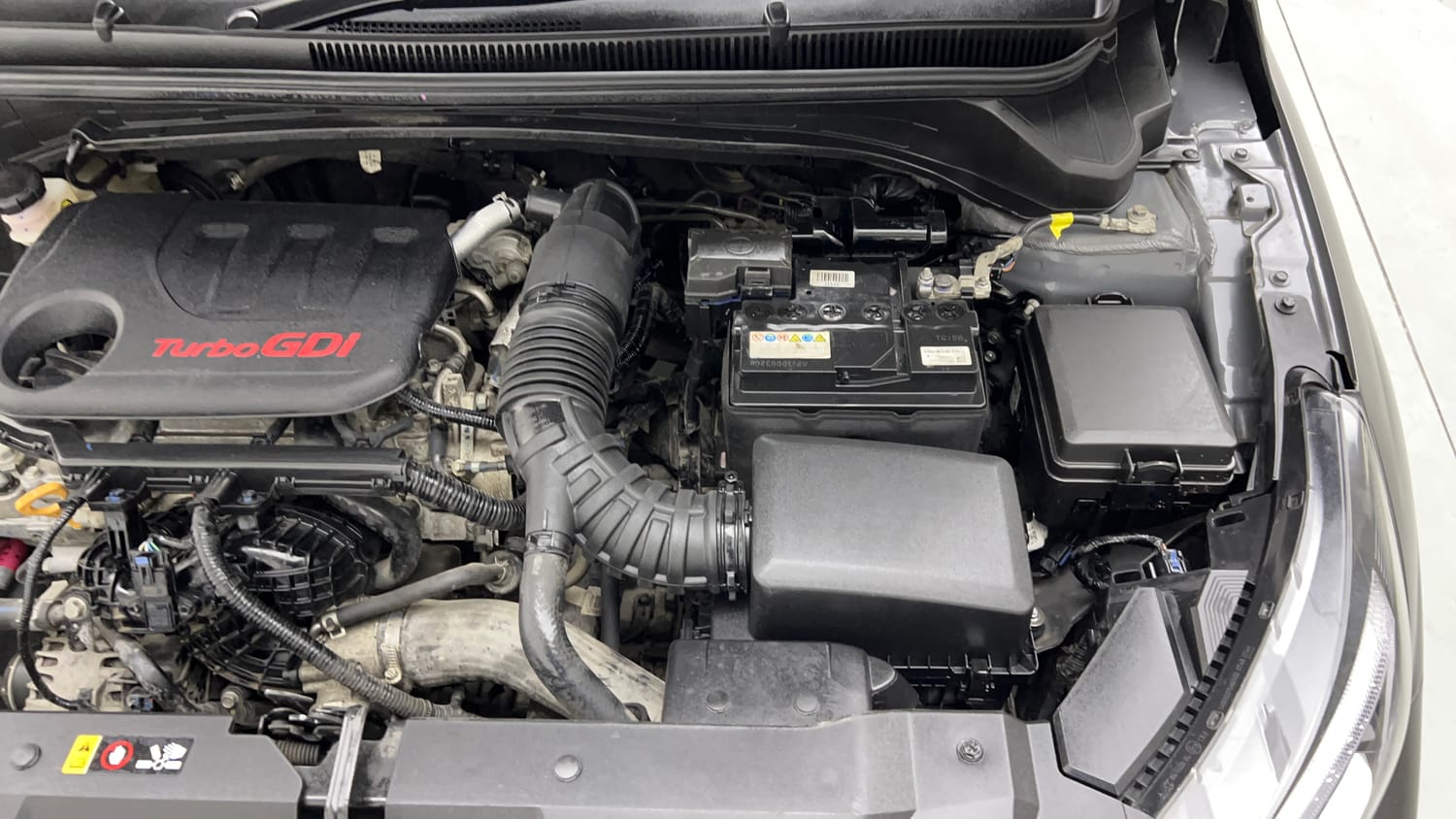 Used 2024 Hyundai i20 N Line N8 1.0 Turbo DCT Petrol Automatic engine ENGINE LEFT SIDE VIEW
