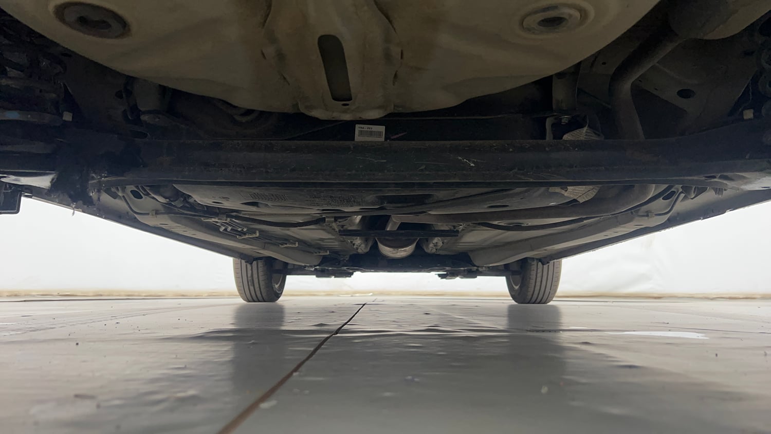 Used 2019 Maruti Suzuki Baleno Zeta 1.2 AT Petrol Automatic extra REAR UNDERBODY VIEW (TAKEN FROM REAR)