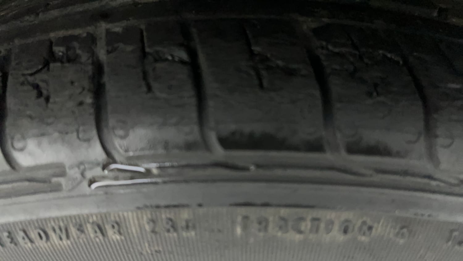 Used 2021 Tata Tiago XZ Plus Petrol Manual tyres RIGHT FRONT TYRE TREAD VIEW
