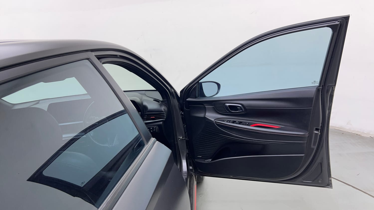 Used 2024 Hyundai i20 N Line N8 1.0 Turbo DCT Petrol Automatic interior RIGHT FRONT DOOR OPEN VIEW