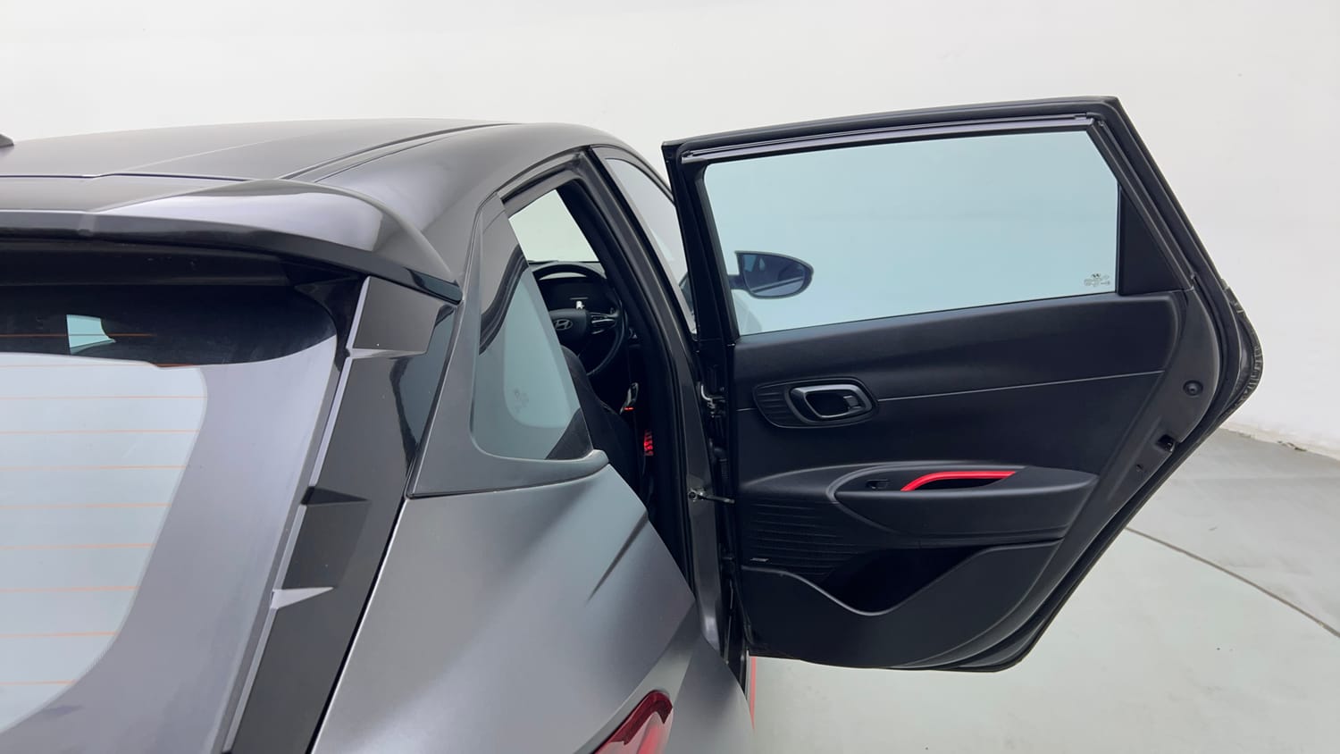 Used 2024 Hyundai i20 N Line N8 1.0 Turbo DCT Petrol Automatic interior RIGHT REAR DOOR OPEN VIEW