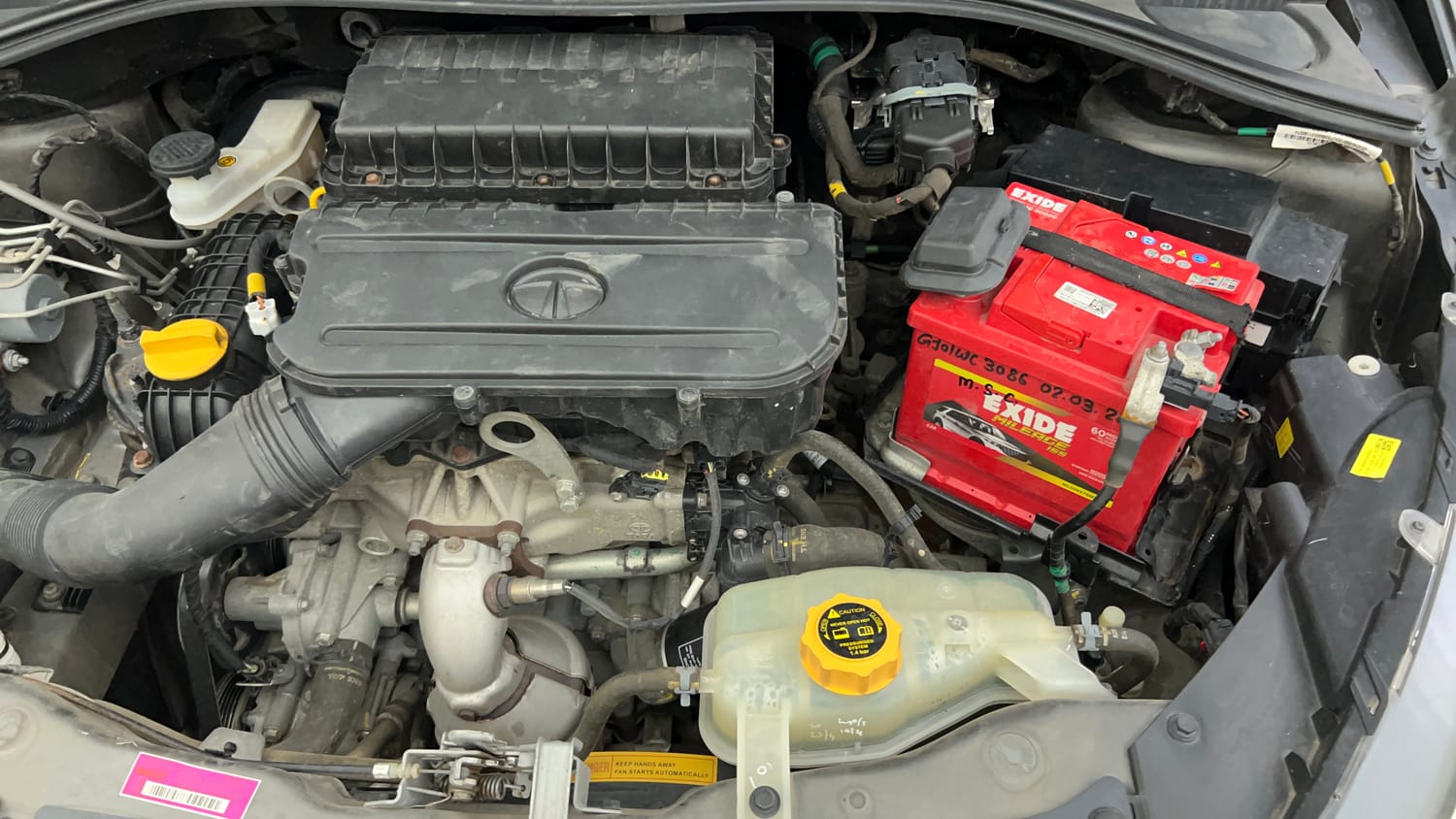 Used 2021 Tata Tiago XZ Plus Petrol Manual engine ENGINE LEFT SIDE VIEW