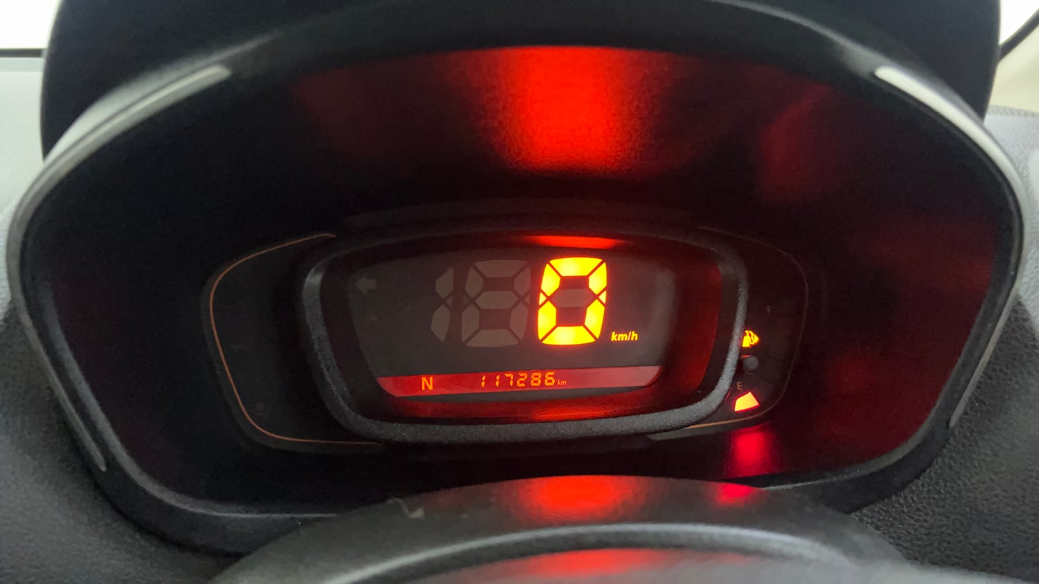 Used 2017 Renault Kwid CLIMBER 1.0 AMT Petrol Automatic interior CLUSTERMETER VIEW