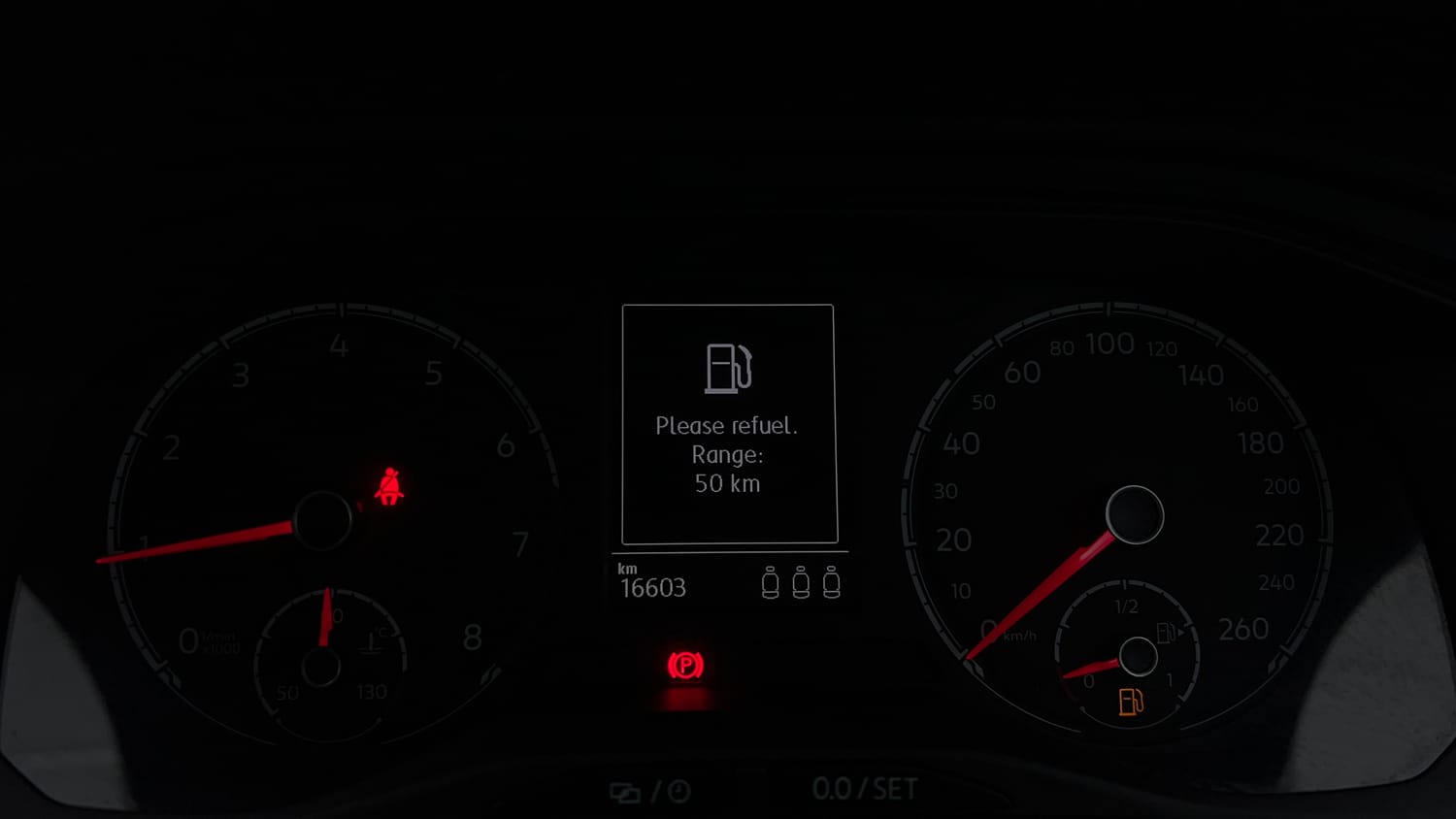 Used 2025 Volkswagen Virtus Comfortline 1.0 TSI MT Petrol Manual interior CLUSTERMETER VIEW