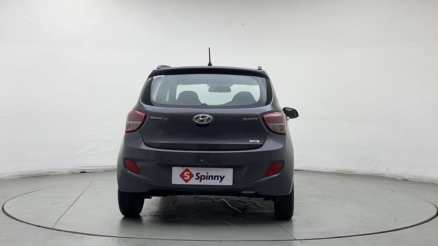 Used 2014 Hyundai Grand i10 Sportz 1.2 Kappa VTVT Petrol Manual exterior BACK VIEW