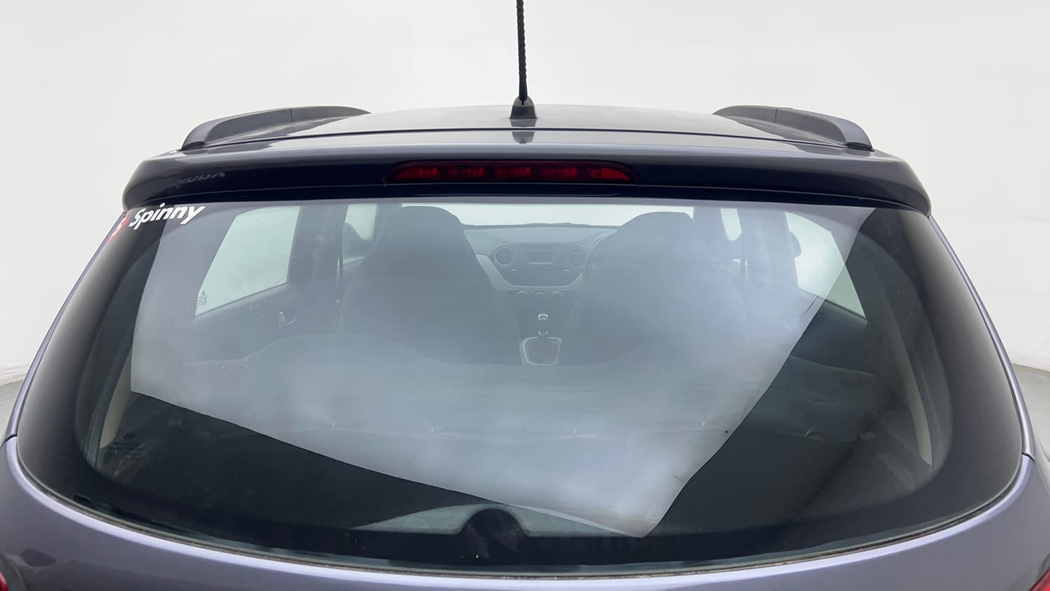 Used 2014 Hyundai Grand i10 Sportz 1.2 Kappa VTVT Petrol Manual exterior BACK WINDSHIELD VIEW