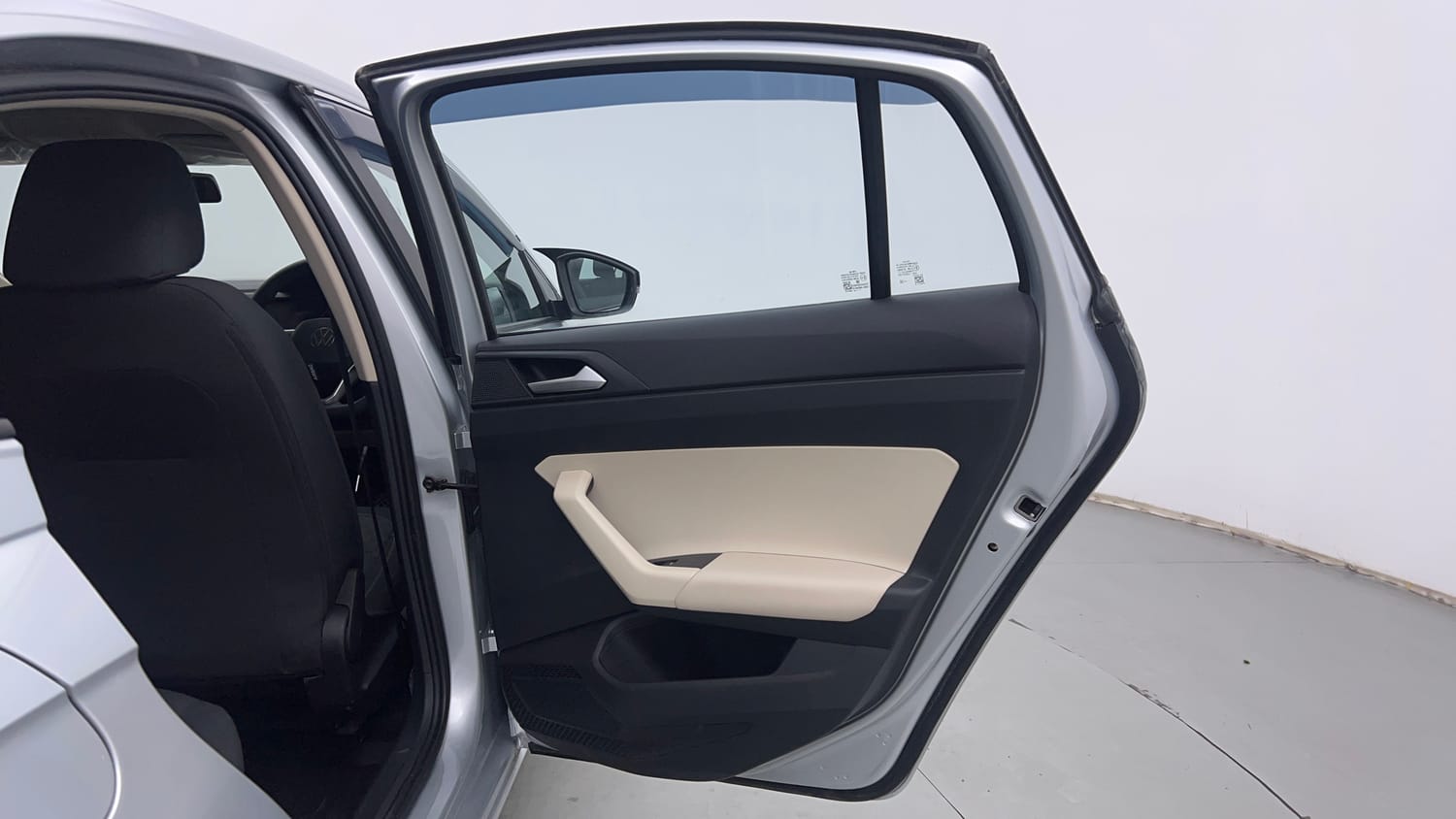 Used 2025 Volkswagen Virtus Comfortline 1.0 TSI MT Petrol Manual interior RIGHT REAR DOOR OPEN VIEW