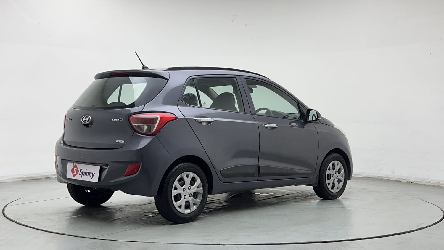 Used 2014 Hyundai Grand i10 Sportz 1.2 Kappa VTVT Petrol Manual exterior RIGHT REAR CORNER VIEW
