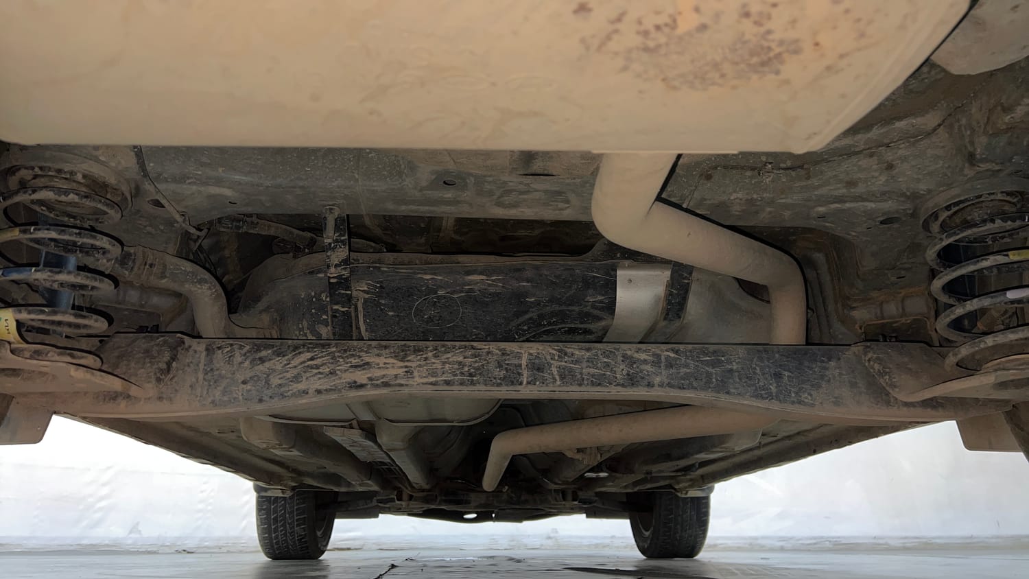Used 2022 Hyundai Creta SX (O) 1.5 Diesel Automatic Diesel Automatic extra REAR UNDERBODY VIEW (TAKEN FROM REAR)