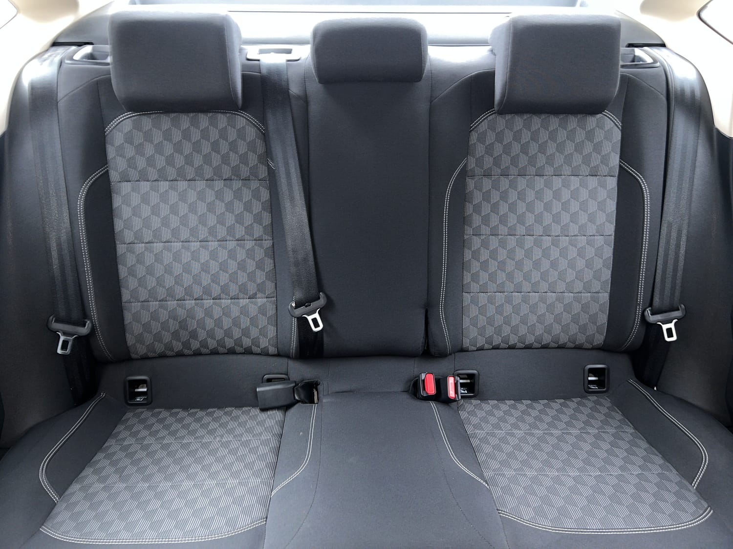 Used 2025 Volkswagen Virtus Comfortline 1.0 TSI MT Petrol Manual interior REAR SEAT CONDITION VIEW