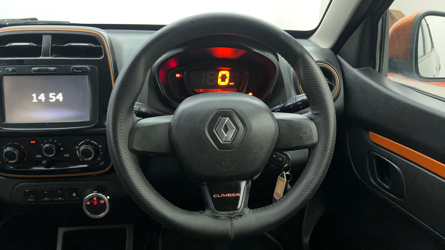 Used 2017 Renault Kwid CLIMBER 1.0 AMT Petrol Automatic interior STEERING VIEW
