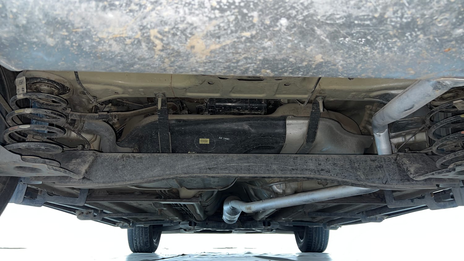 Used 2019 Kia Seltos GTX 1.4 Petrol Manual extra REAR UNDERBODY VIEW (TAKEN FROM REAR)