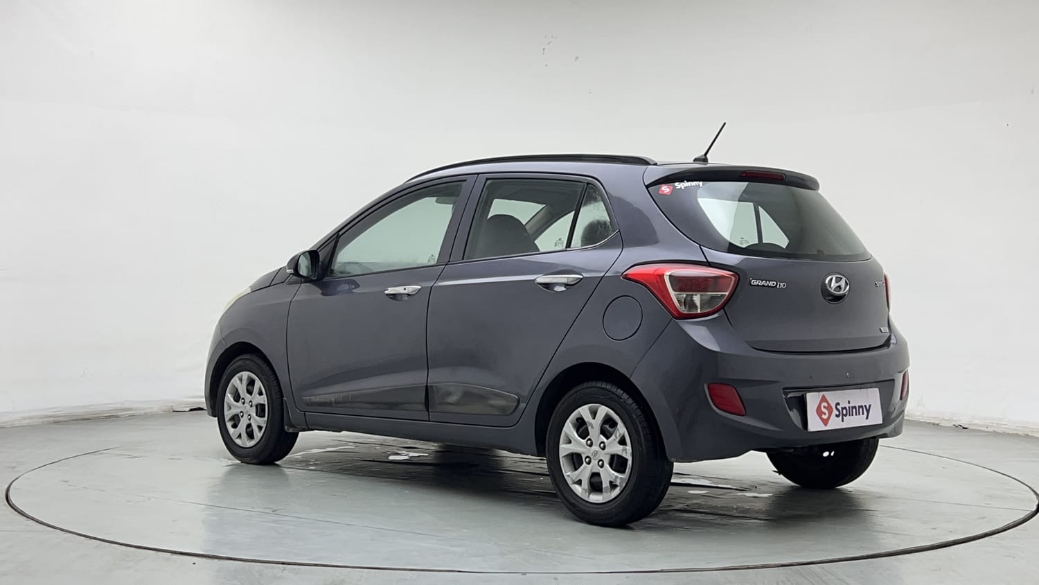 Used 2014 Hyundai Grand i10 Sportz 1.2 Kappa VTVT Petrol Manual exterior LEFT REAR CORNER VIEW