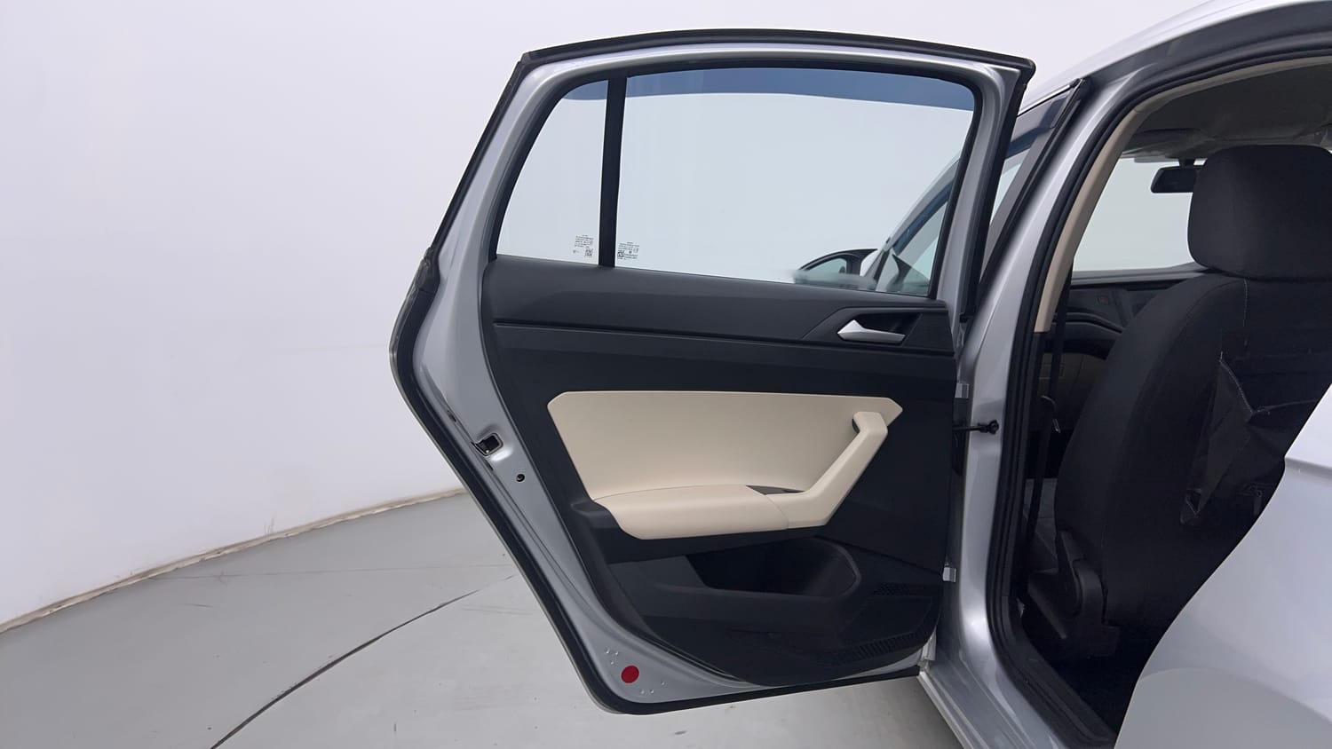 Used 2025 Volkswagen Virtus Comfortline 1.0 TSI MT Petrol Manual interior LEFT REAR DOOR OPEN VIEW