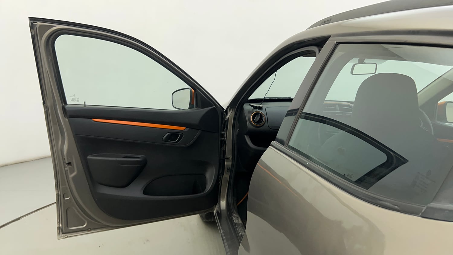 Used 2017 Renault Kwid CLIMBER 1.0 AMT Petrol Automatic interior LEFT FRONT DOOR OPEN VIEW