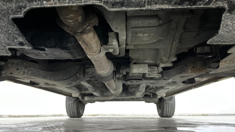 Used 2022 Tata Nexon XZ Plus (Premium) Jet Petrol Manual extra FRONT LEFT UNDERBODY VIEW