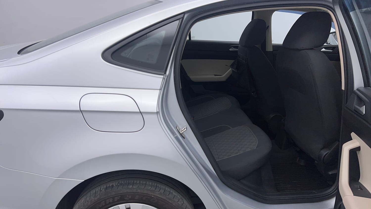 Used 2025 Volkswagen Virtus Comfortline 1.0 TSI MT Petrol Manual interior RIGHT SIDE REAR DOOR CABIN VIEW