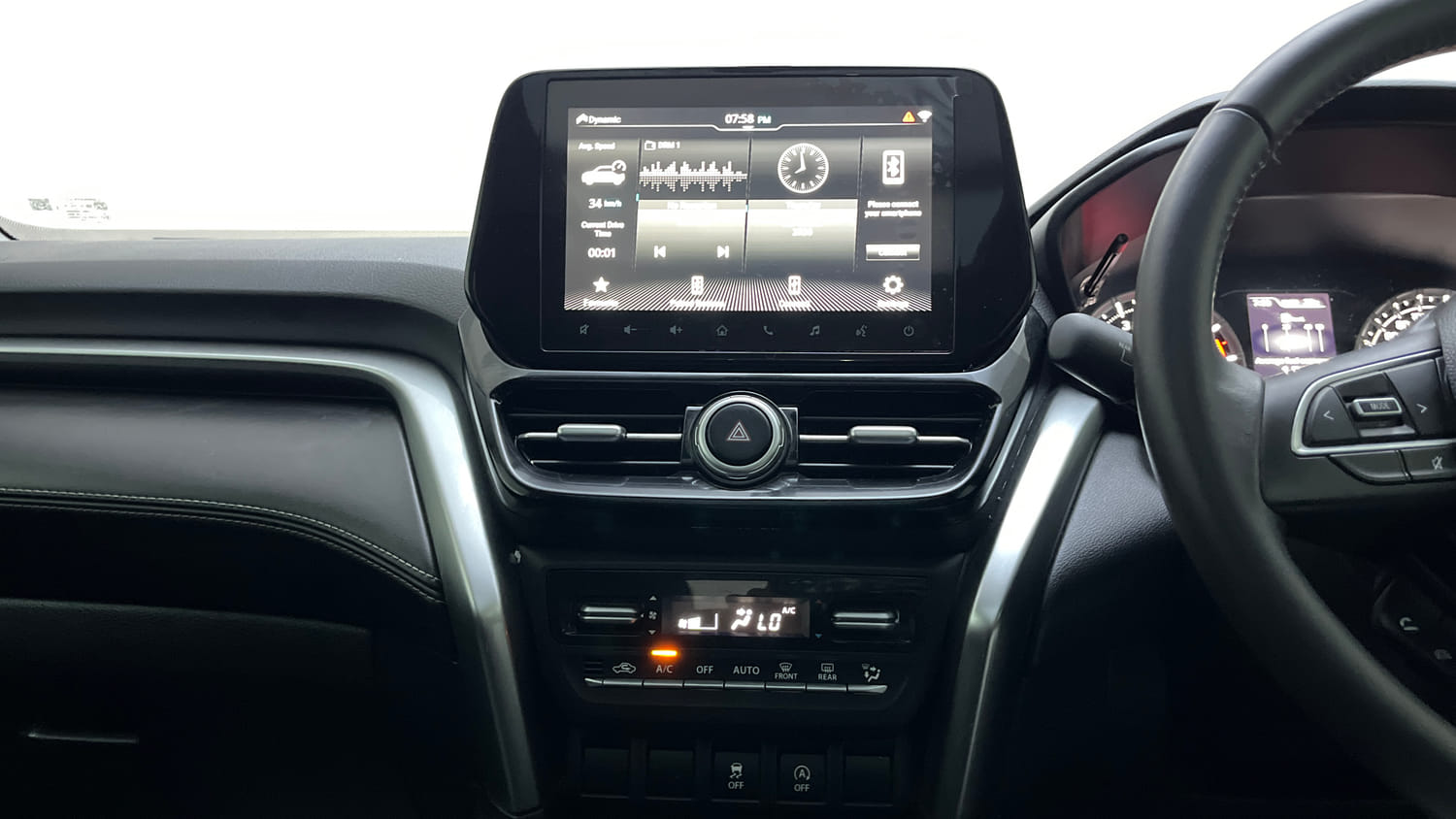Used 2023 Toyota Urban Cruiser Hyryder V AWD NeoDrive Petrol Manual interior MUSIC SYSTEM & AC CONTROL VIEW