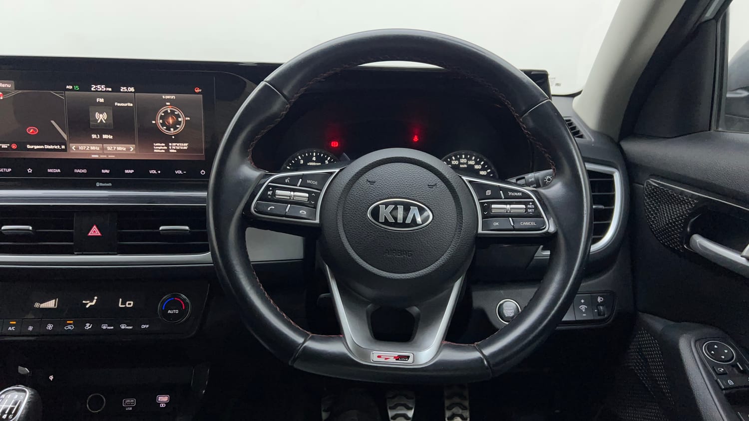 Used 2019 Kia Seltos GTX 1.4 Petrol Manual interior STEERING VIEW