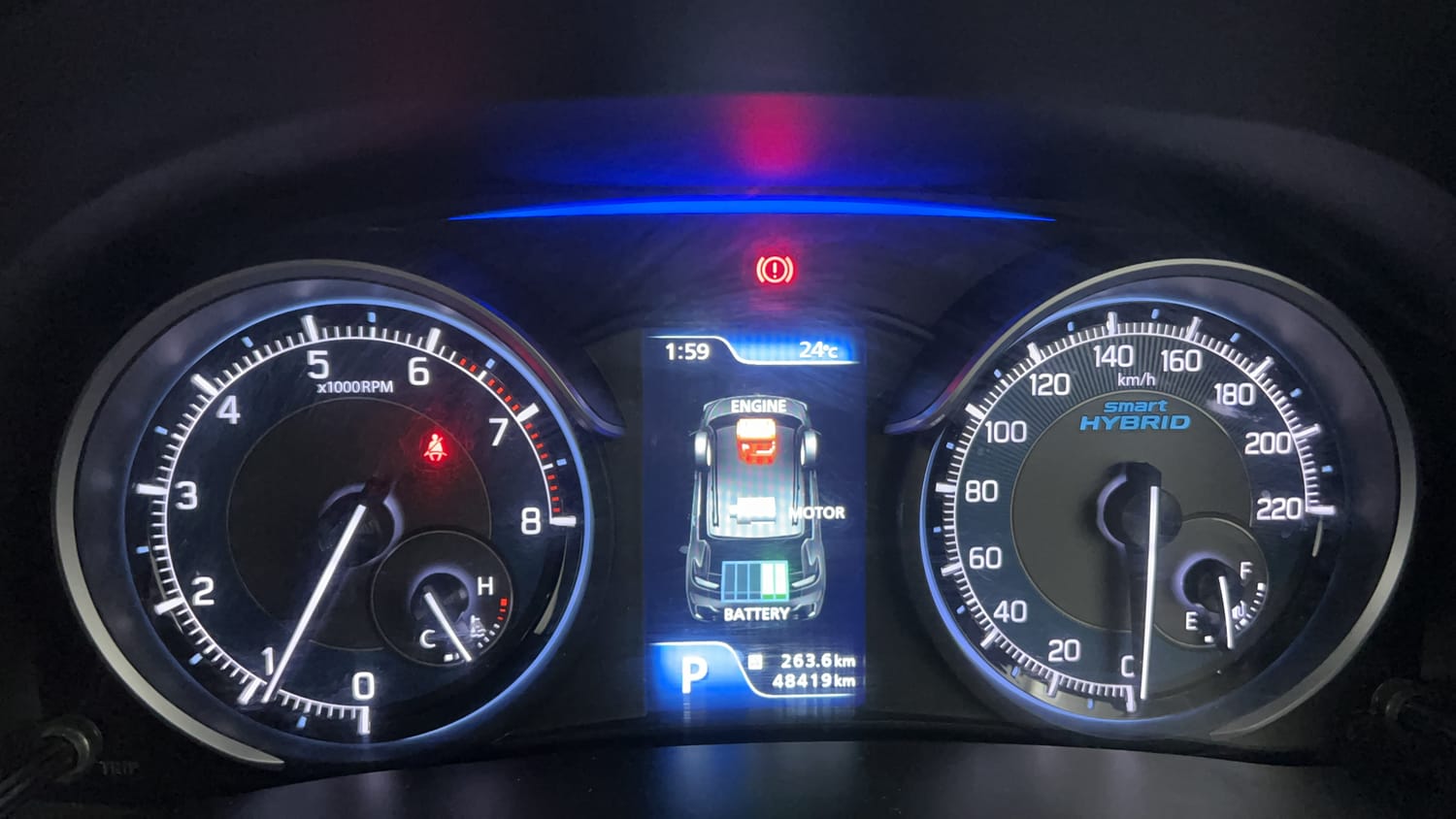 Used 2019 Maruti Suzuki XL6 Alpha AT Petrol Petrol Automatic interior CLUSTERMETER VIEW