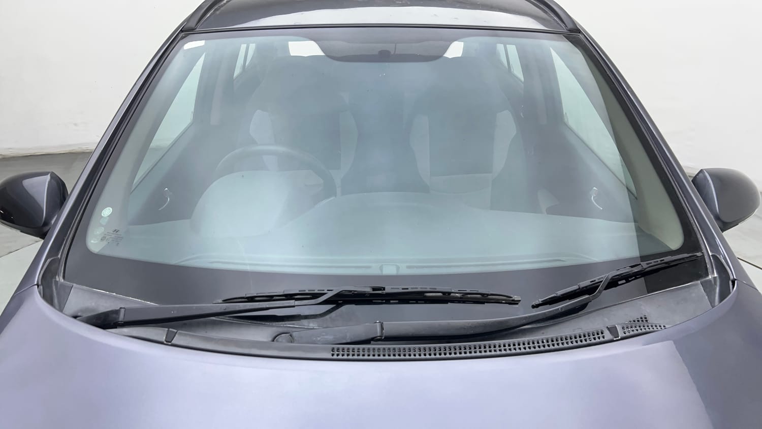 Used 2014 Hyundai Grand i10 Sportz 1.2 Kappa VTVT Petrol Manual exterior FRONT WINDSHIELD VIEW