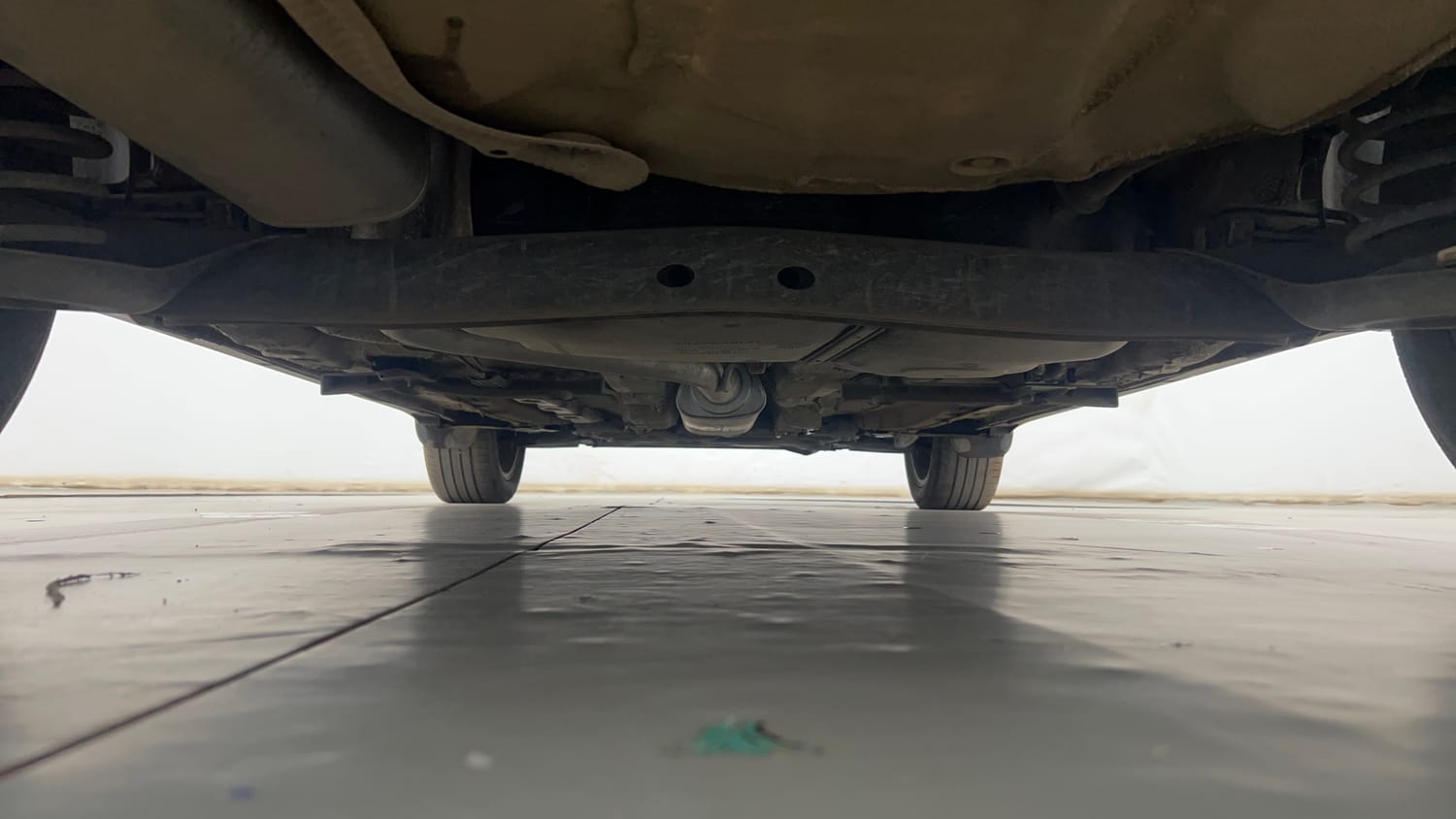 Used 2022 Volkswagen Taigun GT Plus 1.5 TSI DSG Petrol Automatic extra REAR UNDERBODY VIEW (TAKEN FROM REAR)