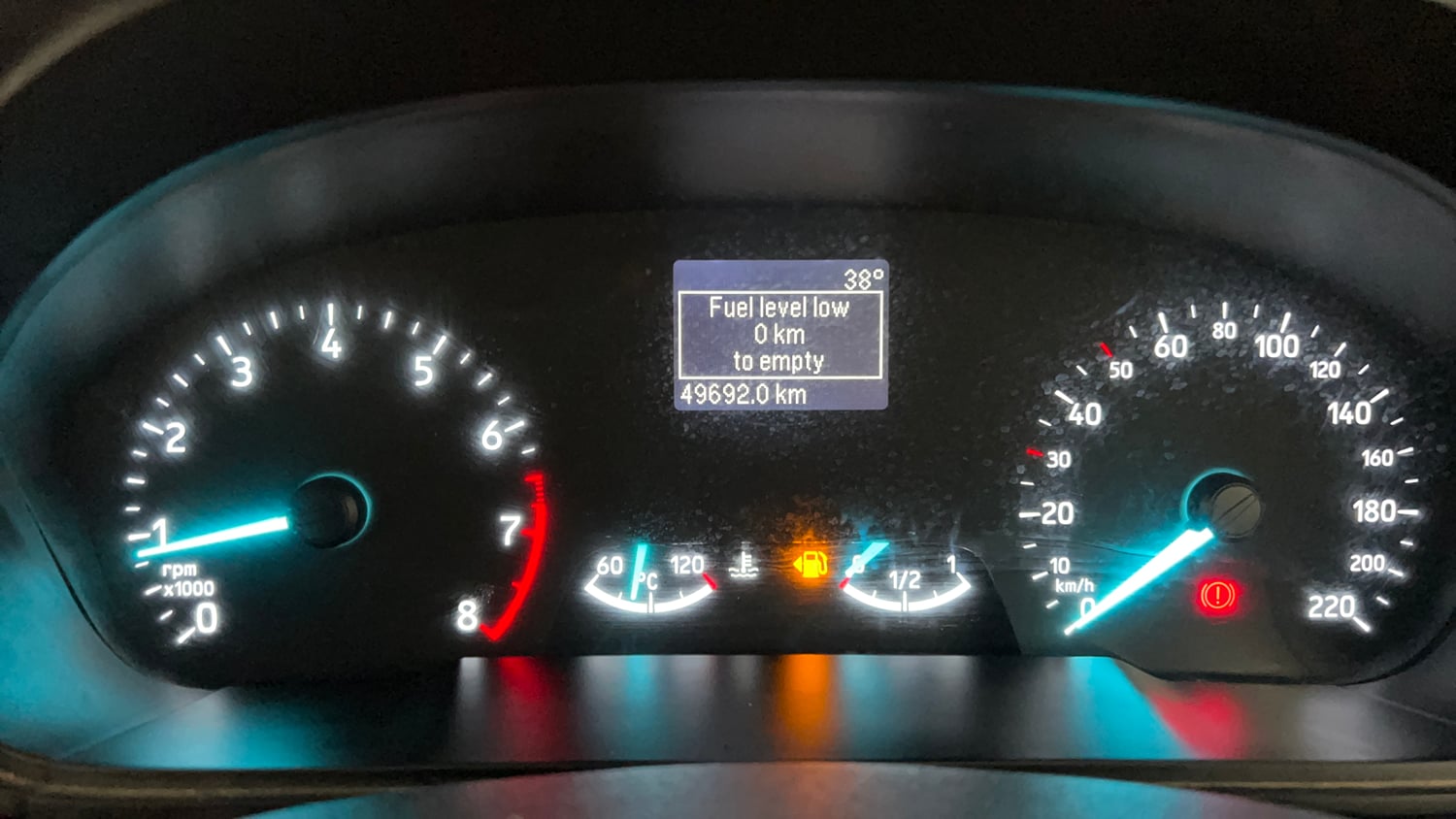 Used 2018 Ford EcoSport Titanium 1.5L Ti-VCT Petrol Manual interior CLUSTERMETER VIEW