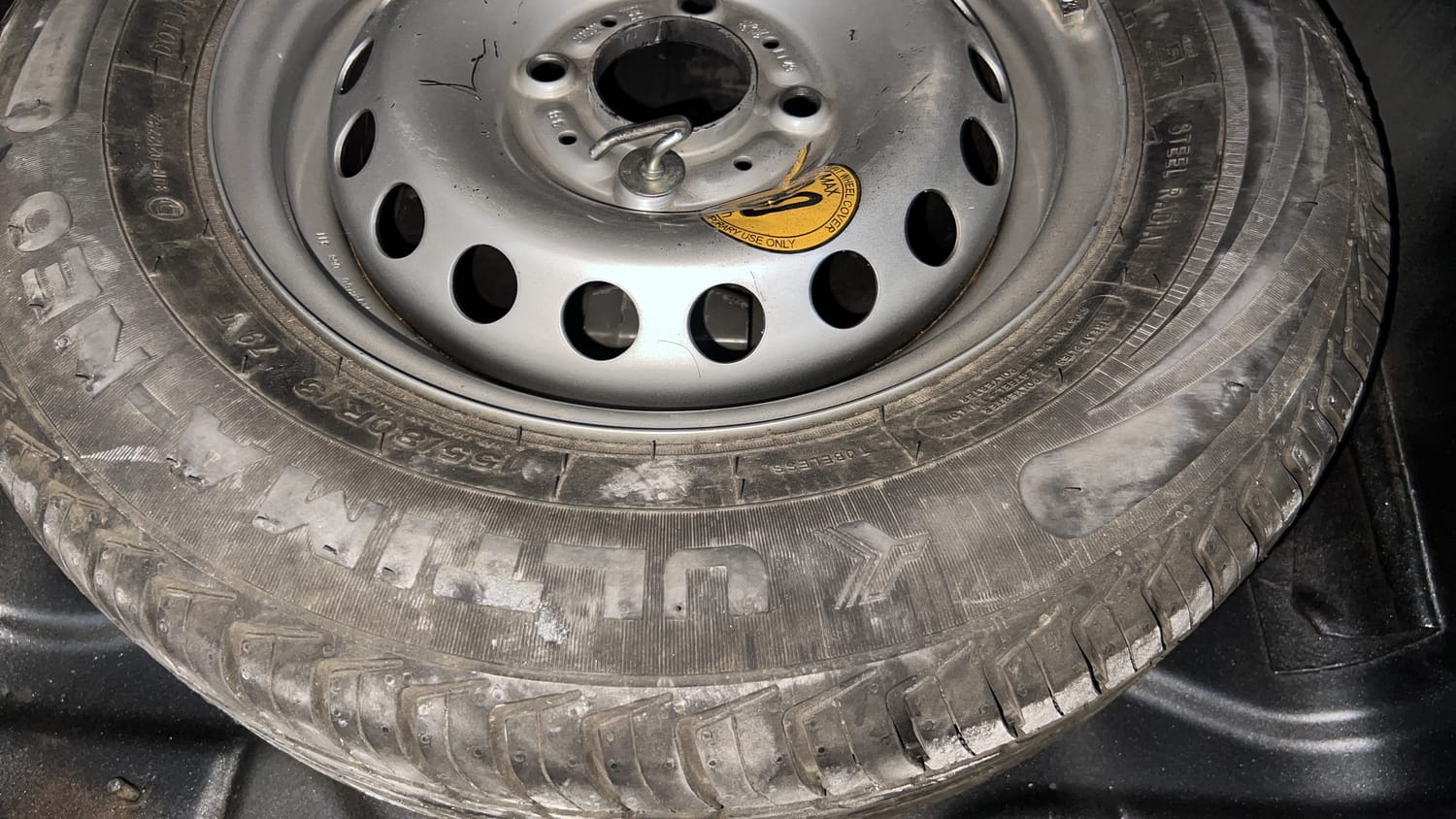 Used 2023 Tata Tigor XZ CNG Cng Manual tyres SPARE TYRE VIEW