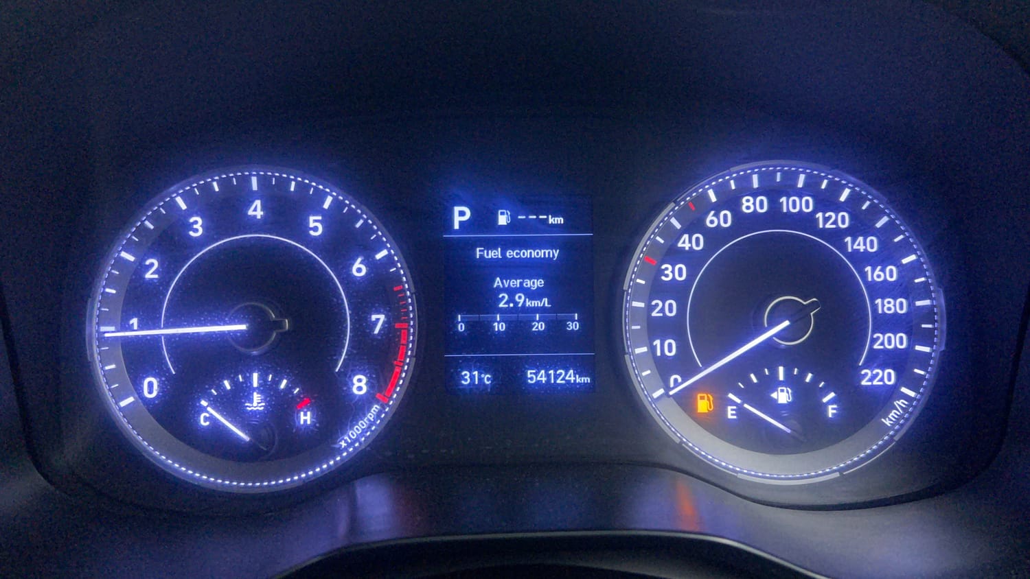 Used 2020 Hyundai Venue SX Plus 1.0 Turbo DCT Petrol Automatic interior CLUSTERMETER VIEW