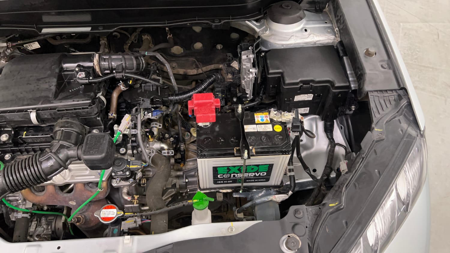 Used 2025 Maruti Suzuki Grand Vitara Delta Smart Hybrid Petrol Manual engine ENGINE LEFT SIDE VIEW