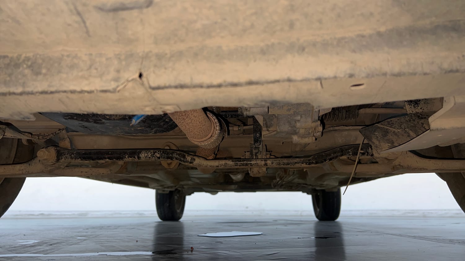 Used 2023 Tata Tigor XZ CNG Cng Manual extra FRONT LEFT UNDERBODY VIEW