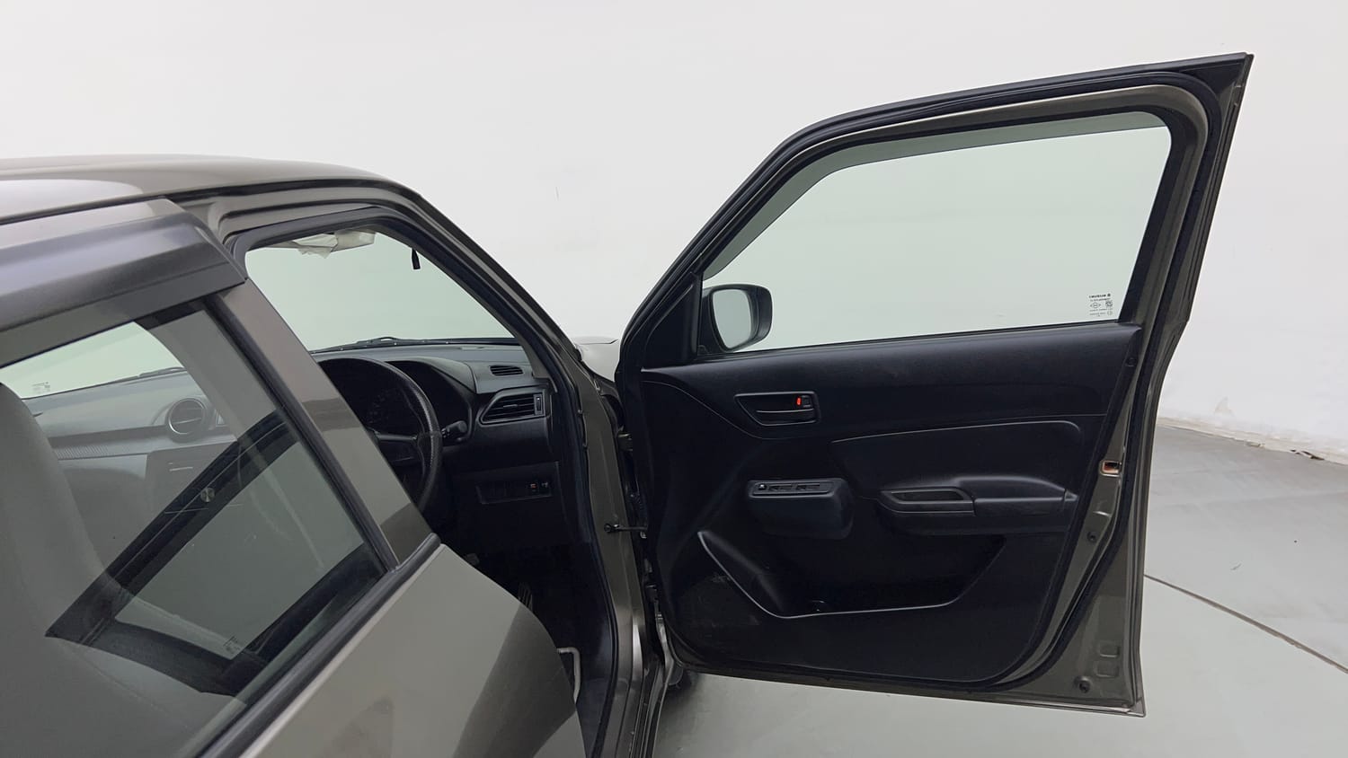 Used 2019 Maruti Suzuki Swift LXi Petrol Manual interior RIGHT FRONT DOOR OPEN VIEW