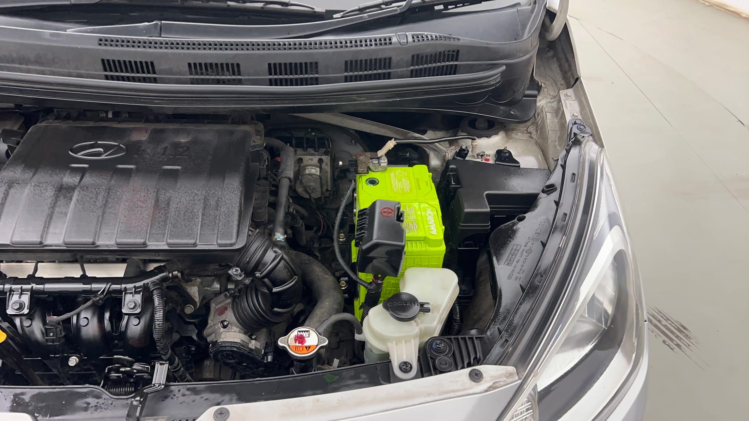 Used 2018 Hyundai Xcent SX Petrol Manual engine ENGINE LEFT SIDE VIEW