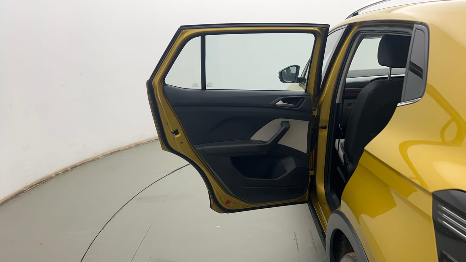 Used 2022 Volkswagen Taigun GT Plus 1.5 TSI DSG Petrol Automatic interior LEFT REAR DOOR OPEN VIEW