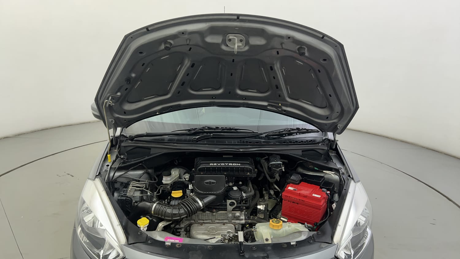 Used 2018 Tata Tiago Revotron XZA Petrol Automatic engine ENGINE & BONNET OPEN FRONT VIEW