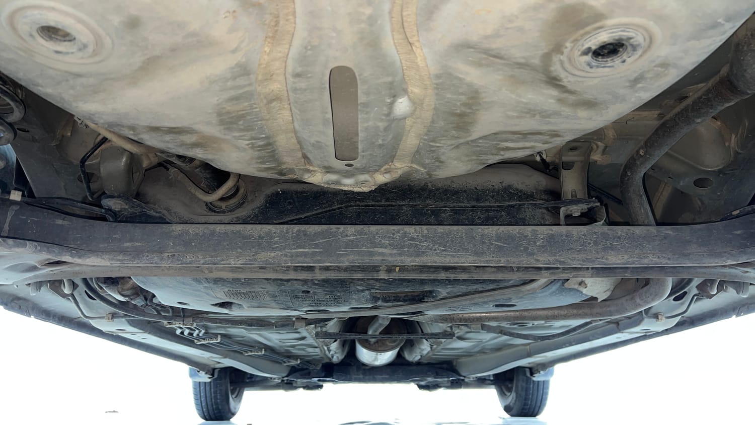 Used 2019 Maruti Suzuki Swift LXi Petrol Manual extra REAR UNDERBODY VIEW (TAKEN FROM REAR)