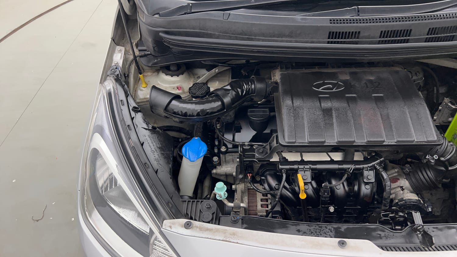 Used 2018 Hyundai Xcent SX Petrol Manual engine ENGINE RIGHT SIDE VIEW