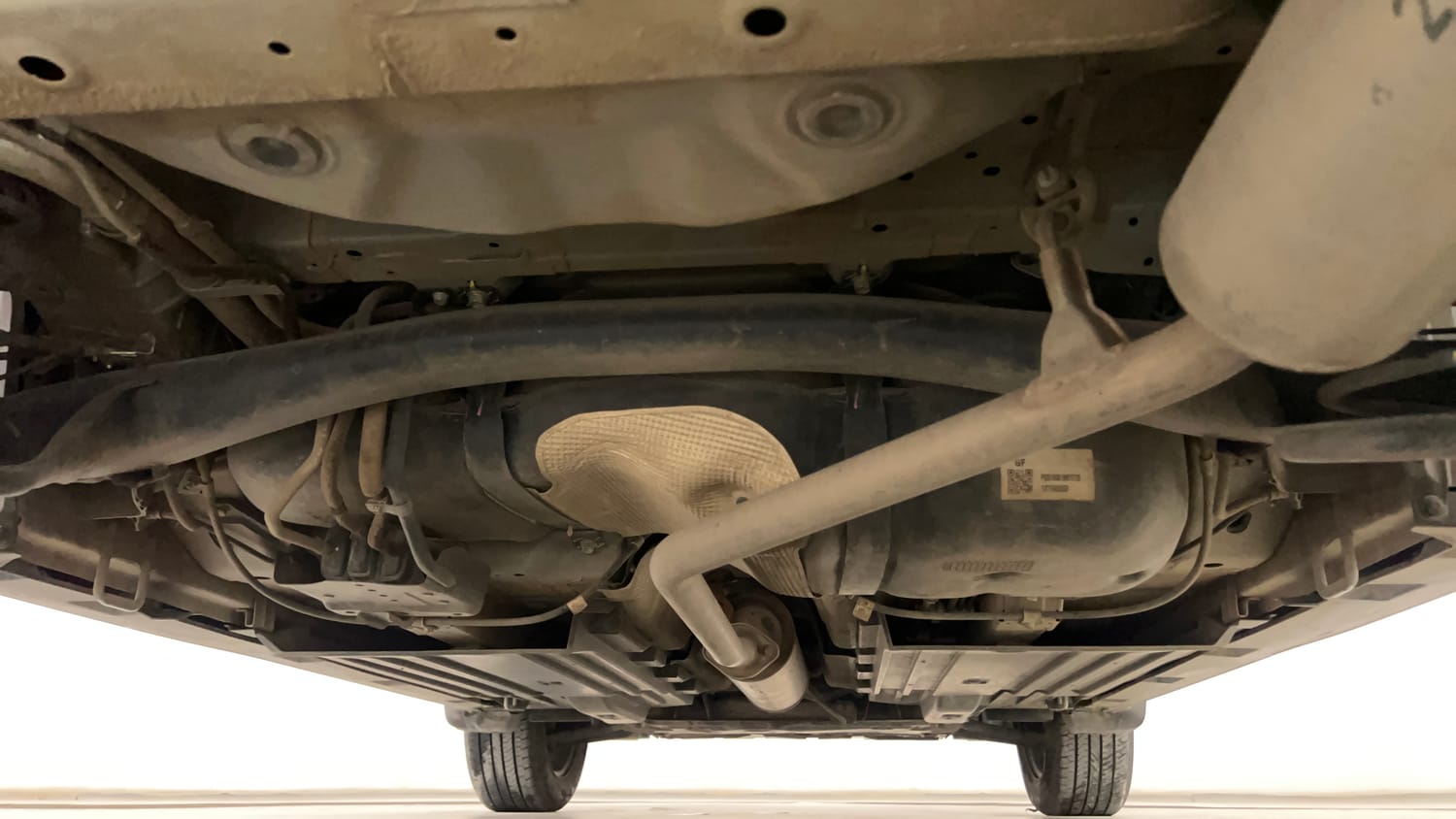 Used 2025 Maruti Suzuki Grand Vitara Delta Smart Hybrid Petrol Manual extra REAR UNDERBODY VIEW (TAKEN FROM REAR)
