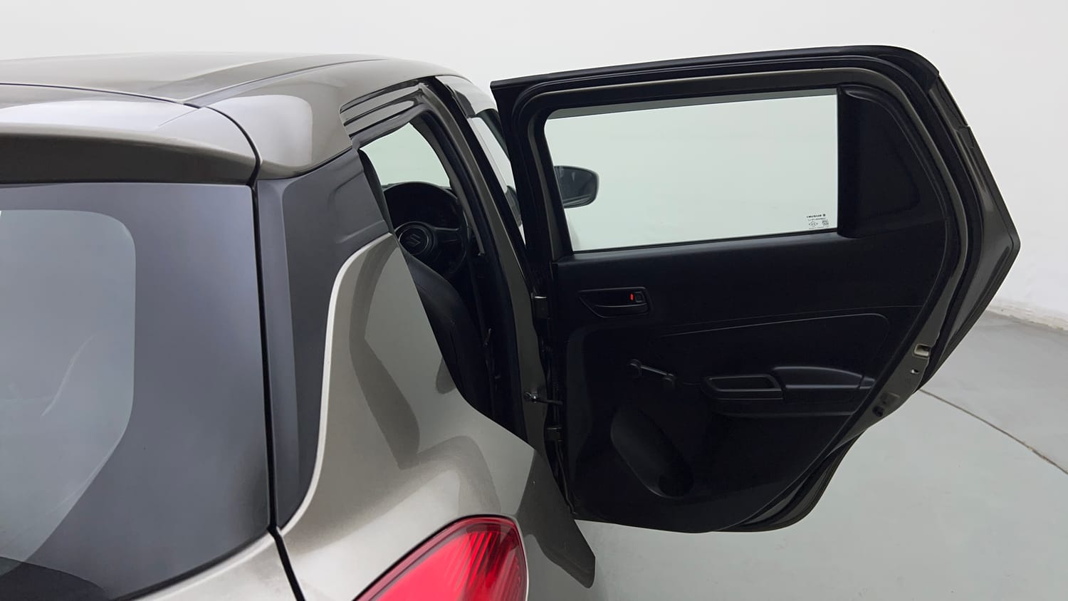 Used 2019 Maruti Suzuki Swift LXi Petrol Manual interior RIGHT REAR DOOR OPEN VIEW