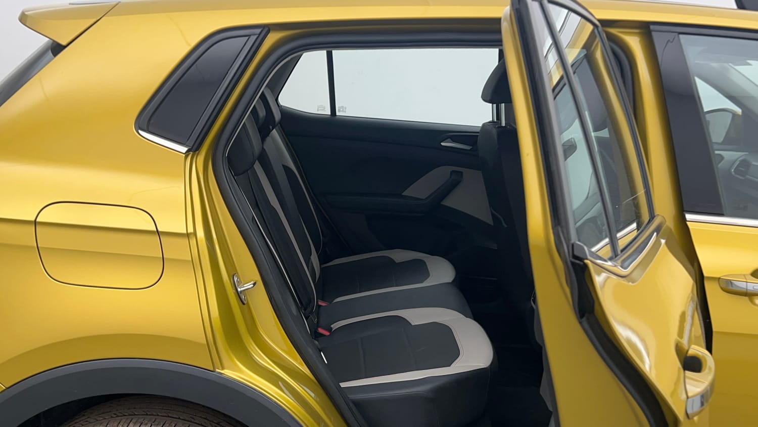 Used 2022 Volkswagen Taigun GT Plus 1.5 TSI DSG Petrol Automatic interior RIGHT SIDE REAR DOOR CABIN VIEW