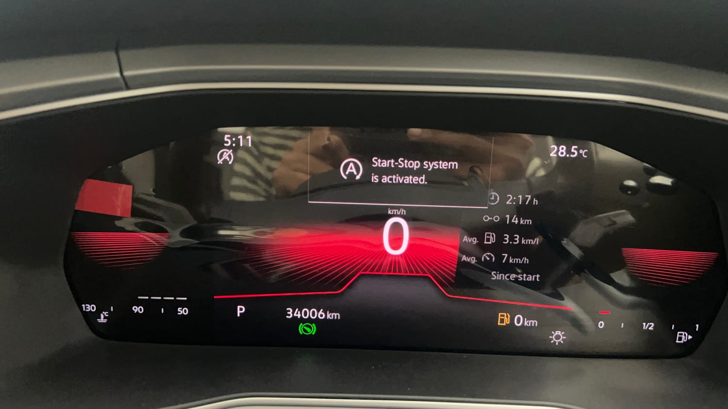 Used 2022 Volkswagen Taigun GT Plus 1.5 TSI DSG Petrol Automatic interior CLUSTERMETER VIEW