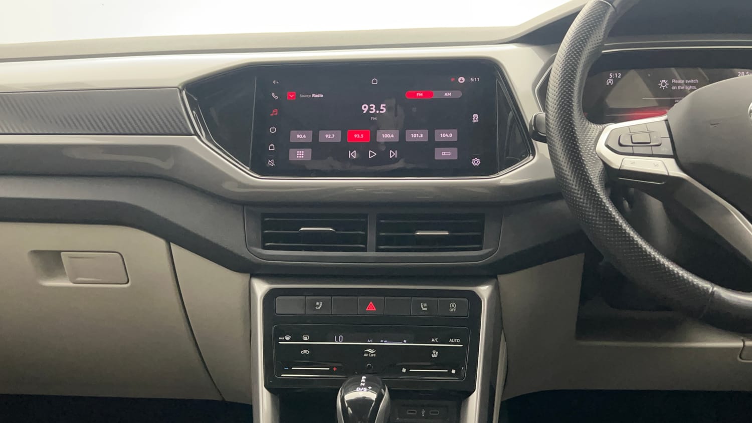 Used 2022 Volkswagen Taigun GT Plus 1.5 TSI DSG Petrol Automatic interior MUSIC SYSTEM & AC CONTROL VIEW