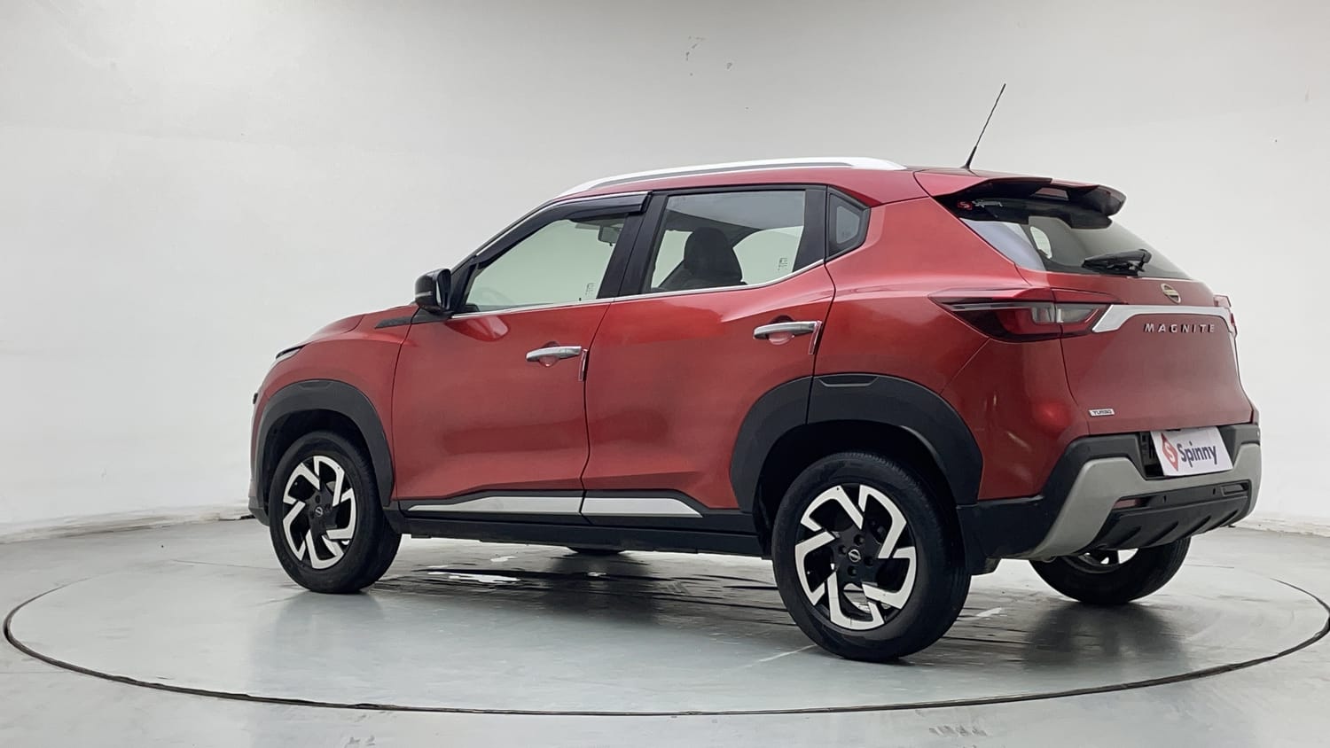 Used 2022 Nissan Magnite XV Turbo Petrol Manual exterior LEFT REAR CORNER VIEW