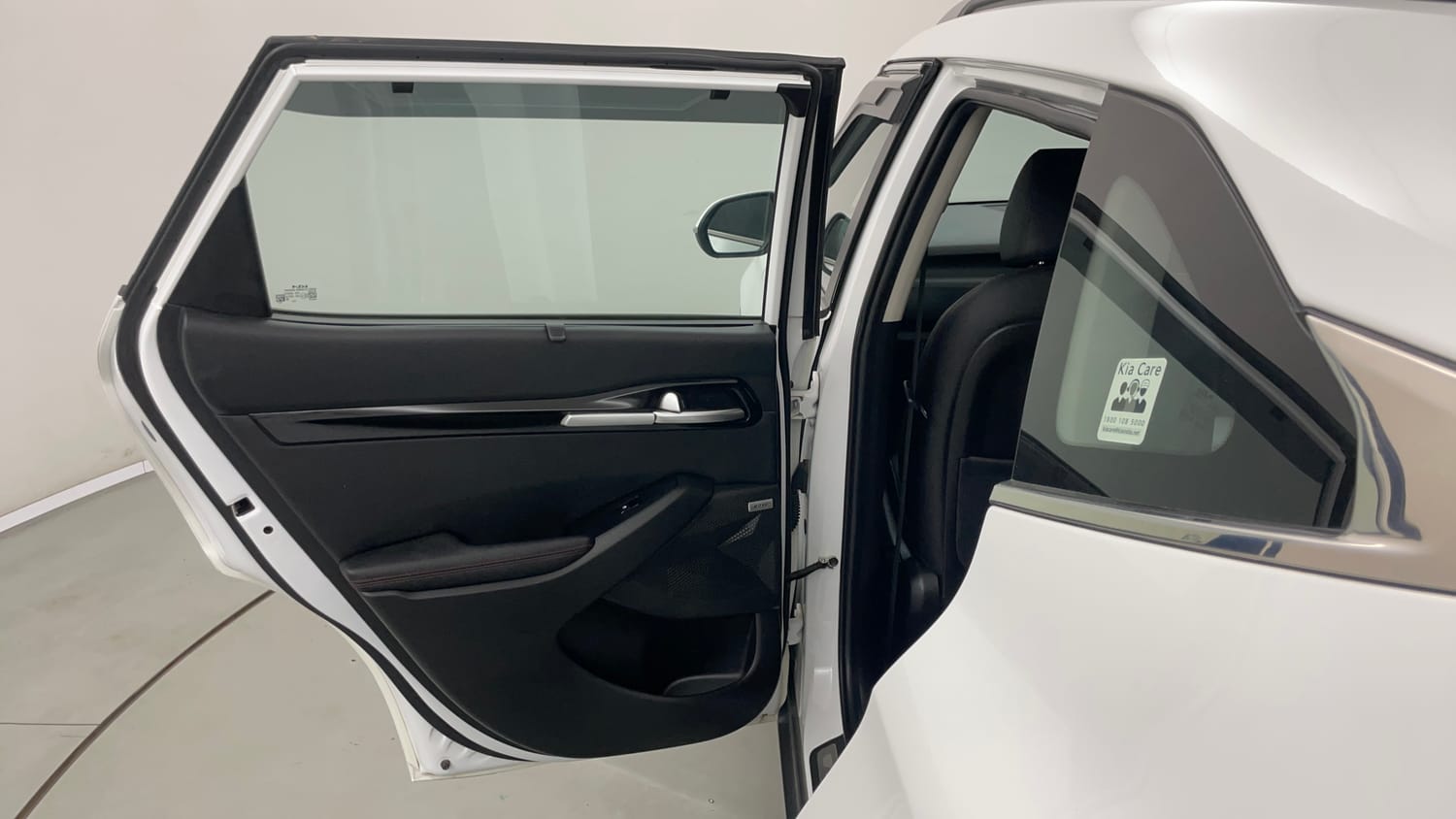 Used 2023 Kia Seltos GTX Plus 1.4 DCT Petrol Automatic interior LEFT REAR DOOR OPEN VIEW
