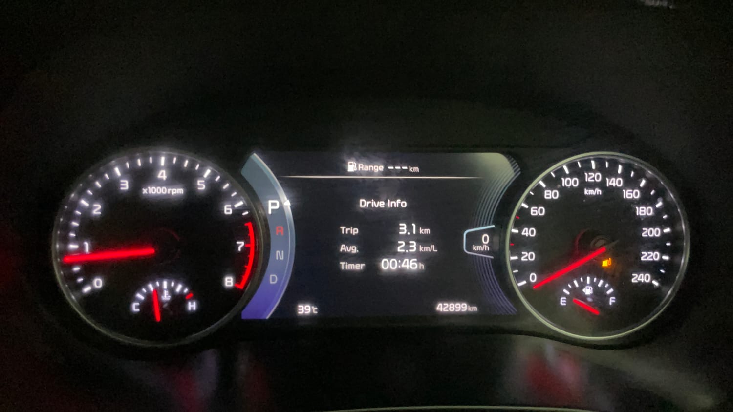 Used 2023 Kia Seltos GTX Plus 1.4 DCT Petrol Automatic interior CLUSTERMETER VIEW