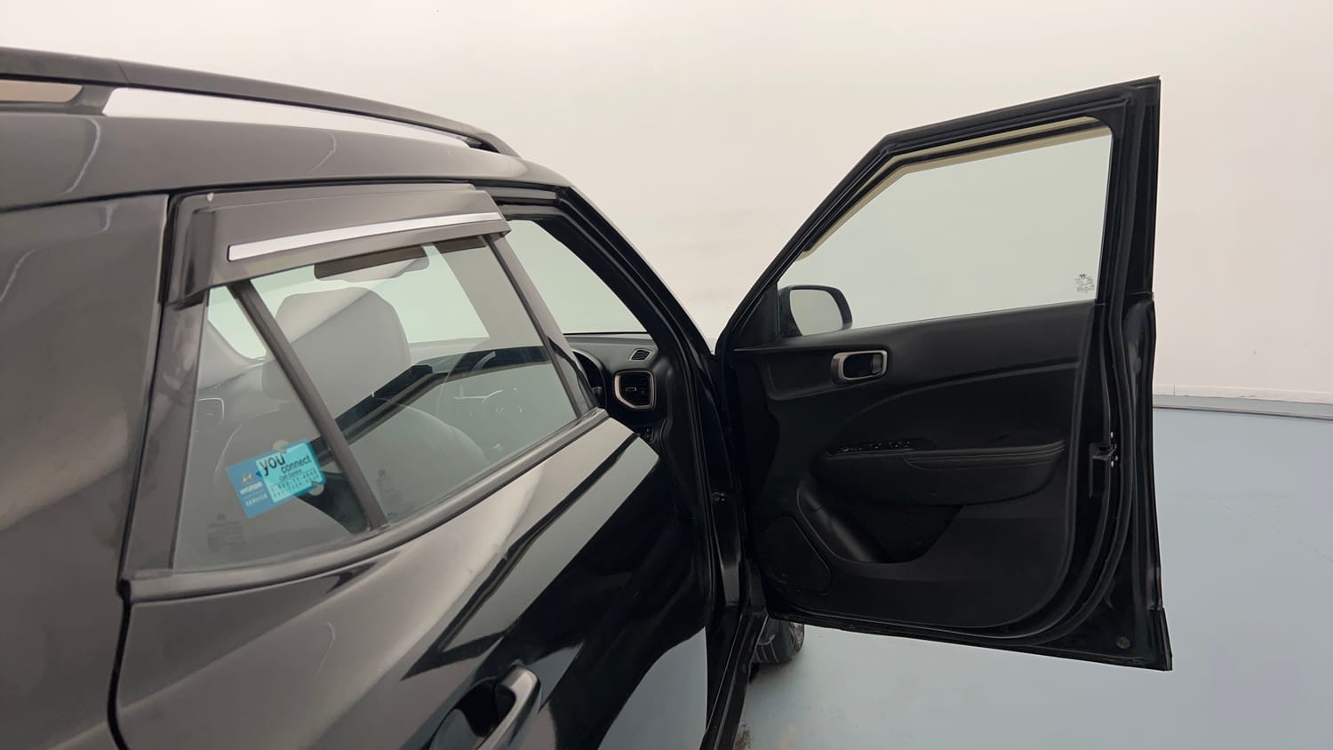 Used 2023 Hyundai Venue SX 1.2 MT Knight Edition Petrol Manual interior RIGHT FRONT DOOR OPEN VIEW